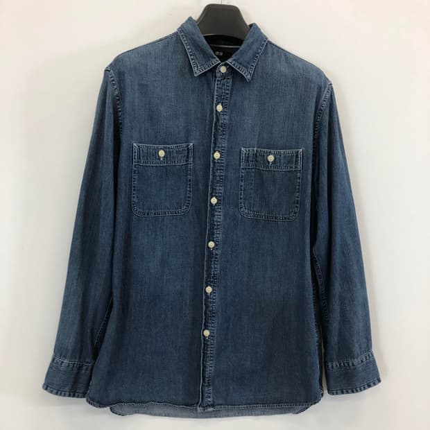 유니클로 샴브레이셔츠 XL