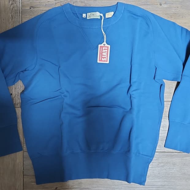 리바이스 LVC 1940's 베이 메도우 스웨트셔츠 다크 블루 M