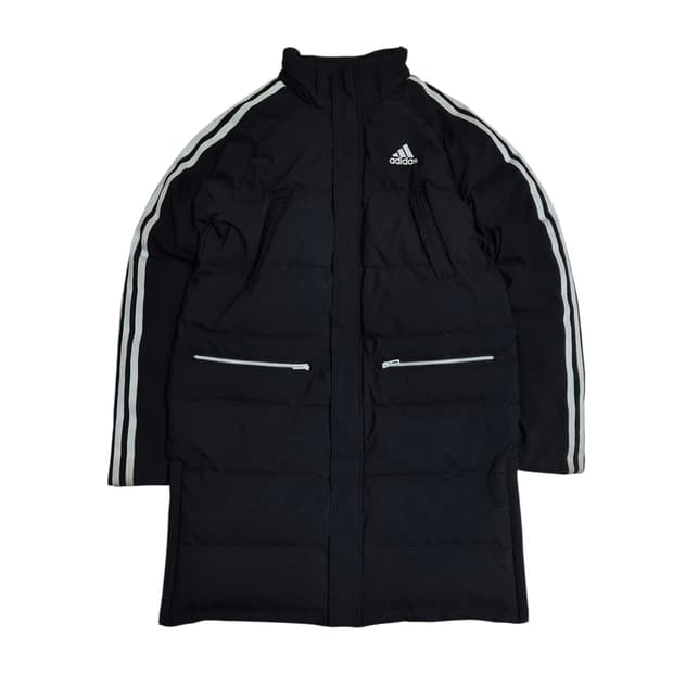 아디다스 빅로고 롱패딩