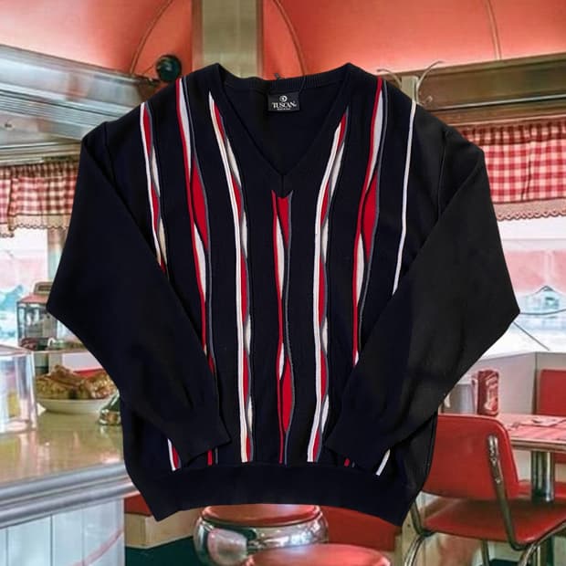 빈티지 브이넥 니트 (Man 2XL) AB1670