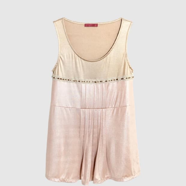 인앤양하모니 Pintuck dress, peach