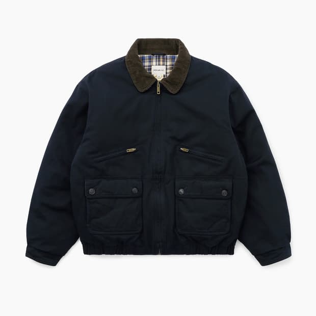 카키스 하버다운 자켓 네이비 M