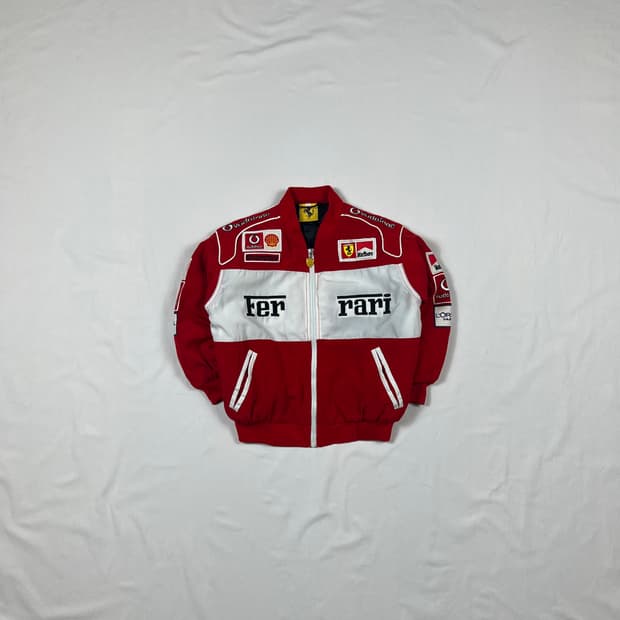 90’s 페라리 ferrari 키즈 봄버 자켓
