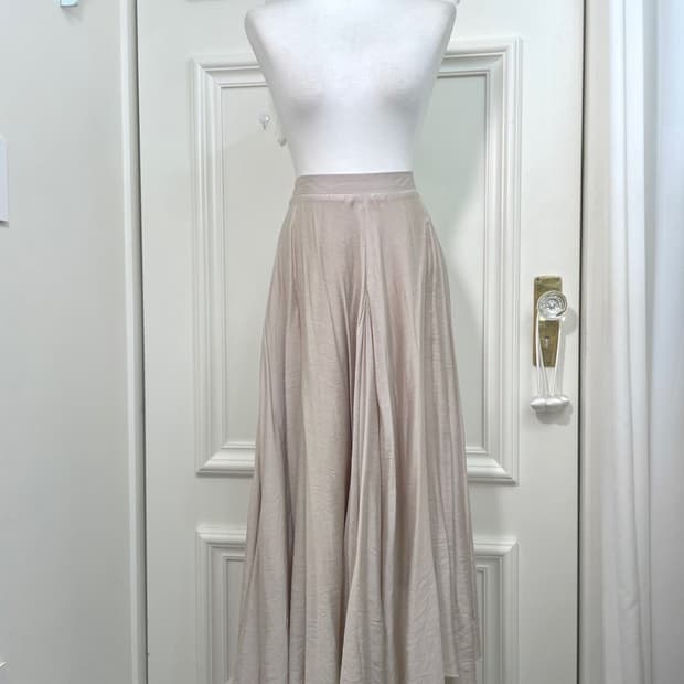 gray beige back banding unbalance long s