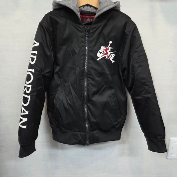 조던 점프맨 키즈 항공 패딩 후드자켓 10살 128-140