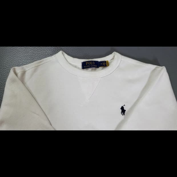 폴로 랄프로렌 화이트 맨투맨m