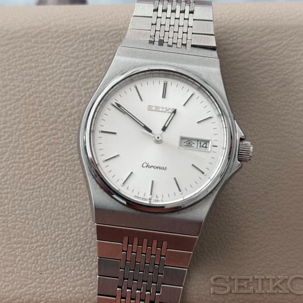 Seiko 세이코 쿼츠 Chronos Day-Date 1989