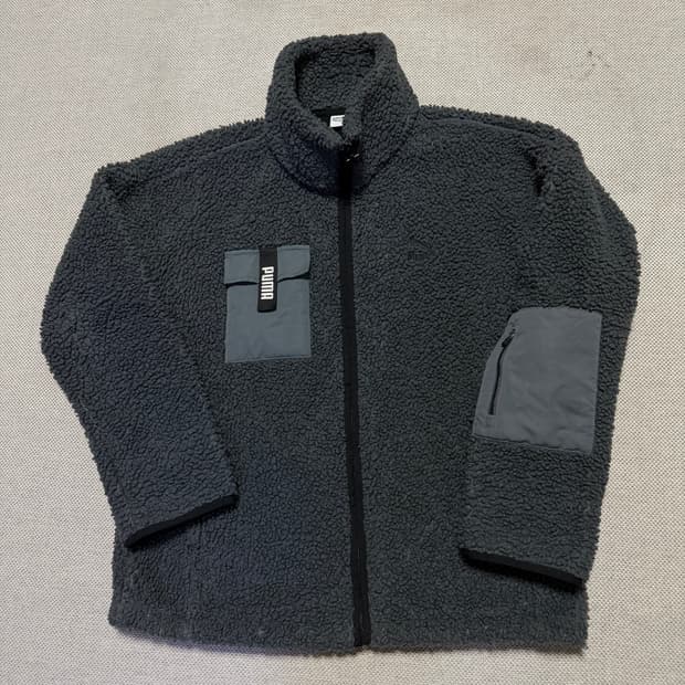 푸마 뽀글이 플리스 자켓