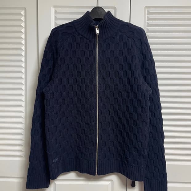 라코스테 니트 집업