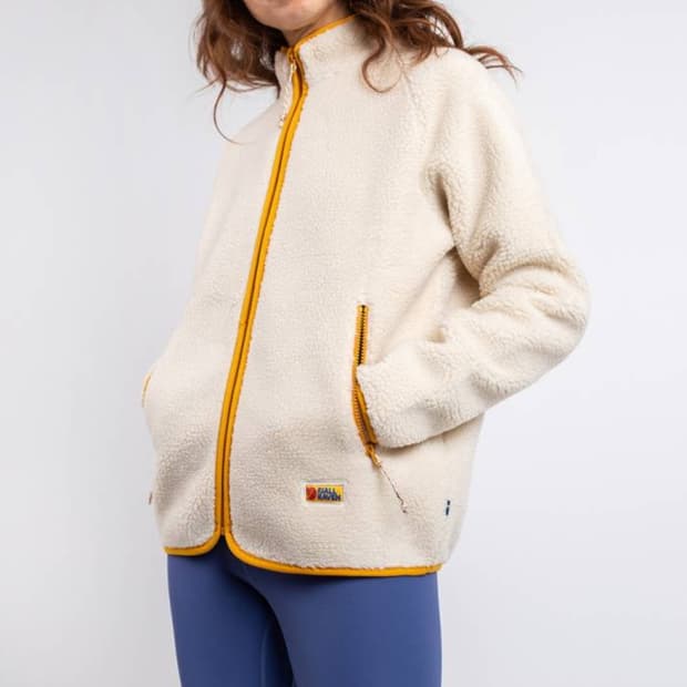 피엘라벤 플리스 자켓 아이보리