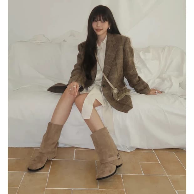 슈펜 버클 폴딩 워머 미들부츠 250