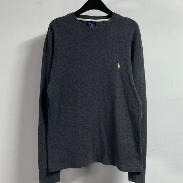 폴로 랄프로렌 그레이 와플 롱슬리브 (on.598)