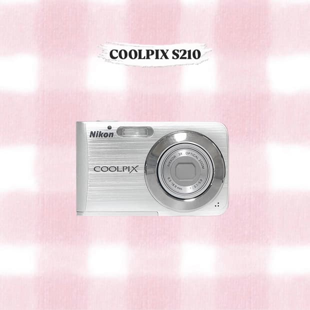 니콘 쿨픽스 S210 실버 빈티지디카