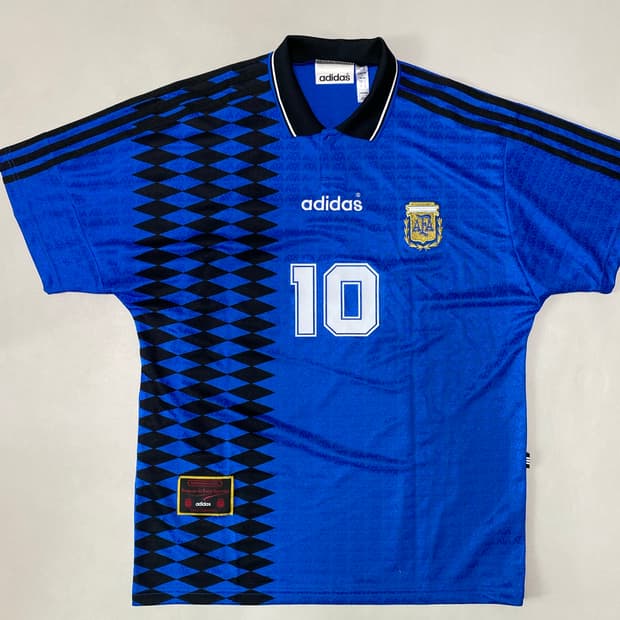 아디다스 아르헨티나 10번 레트로 유니폼 L