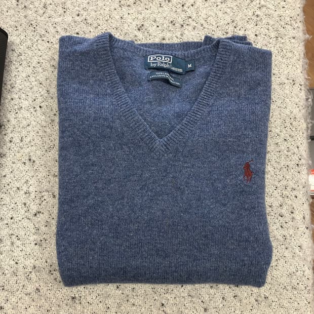 N99 폴로 브이넥 니트