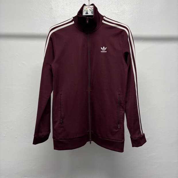 아디다스 베켄바우어 트랙탑 버건디