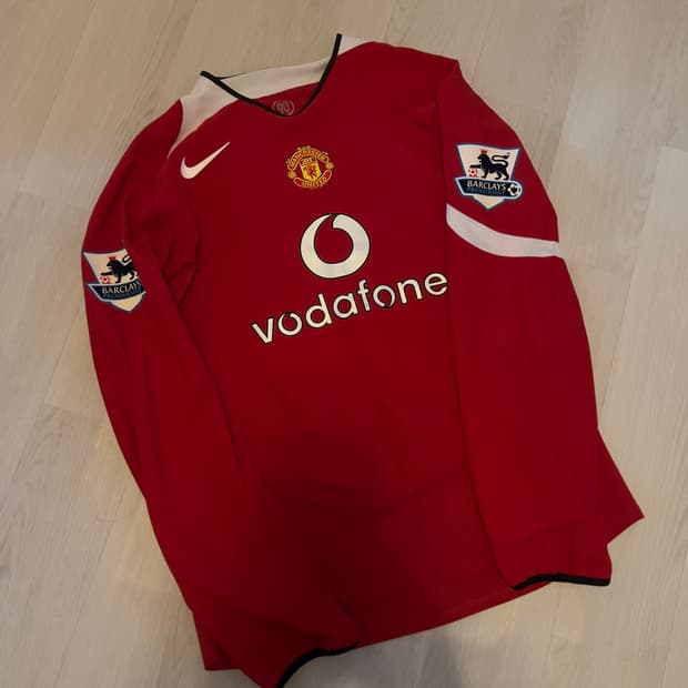 04/06 맨체스터 유나이티드 긴팔 홈 박지성 데뷔시즌 유니폼