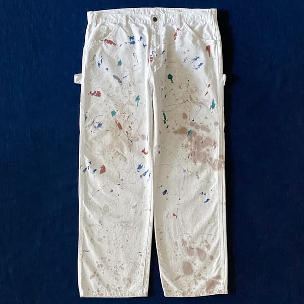 디키즈 화이트 카펜터 페인터 워크 팬츠 YC-031