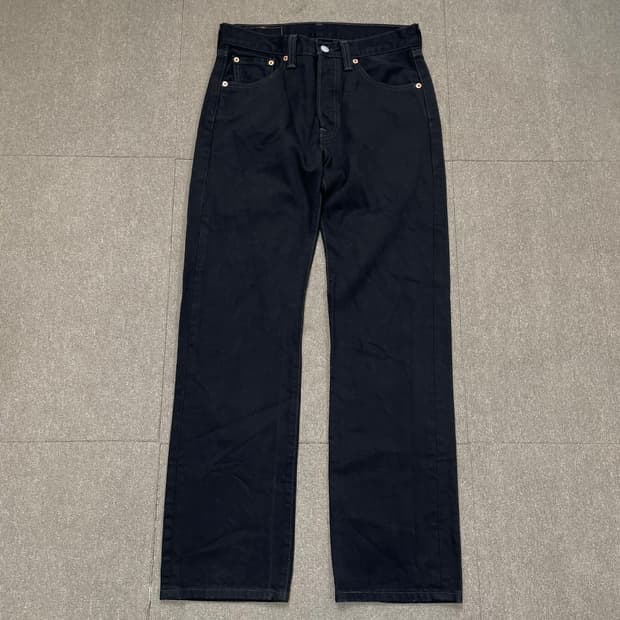 levis 501 리바이스 블랙진 데님 29 