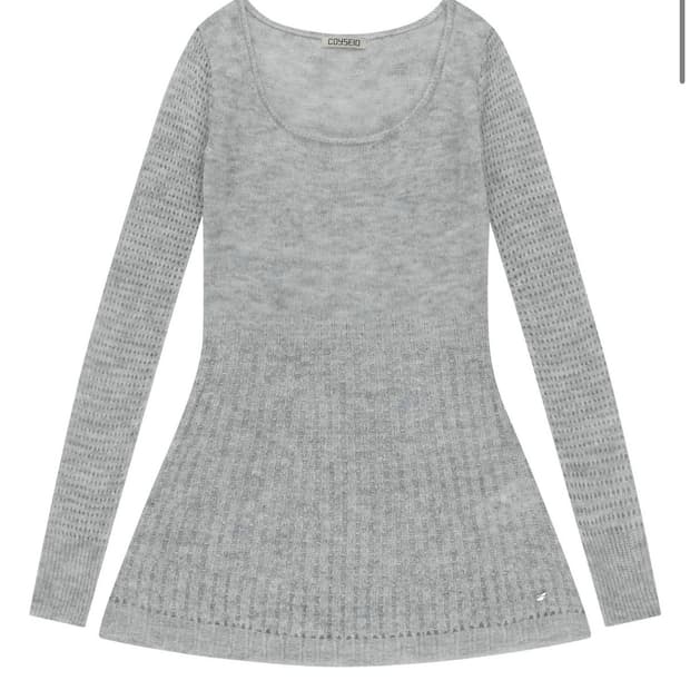 코이세이오SOFT BELL KNIT LIGHT GREY