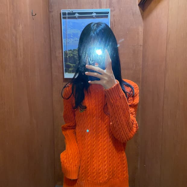 (M) 랄프 로렌 케이블 니트