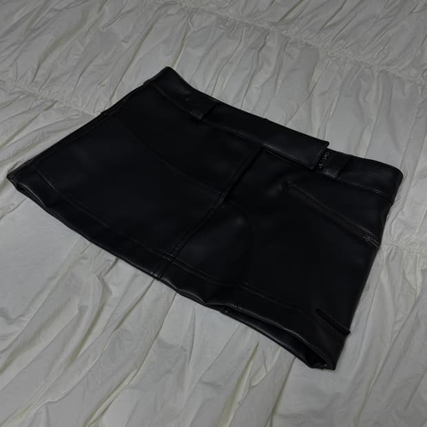 Odor 레더 스커트 M