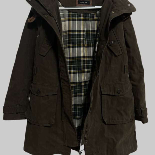 빈티지 카키브라운 야상