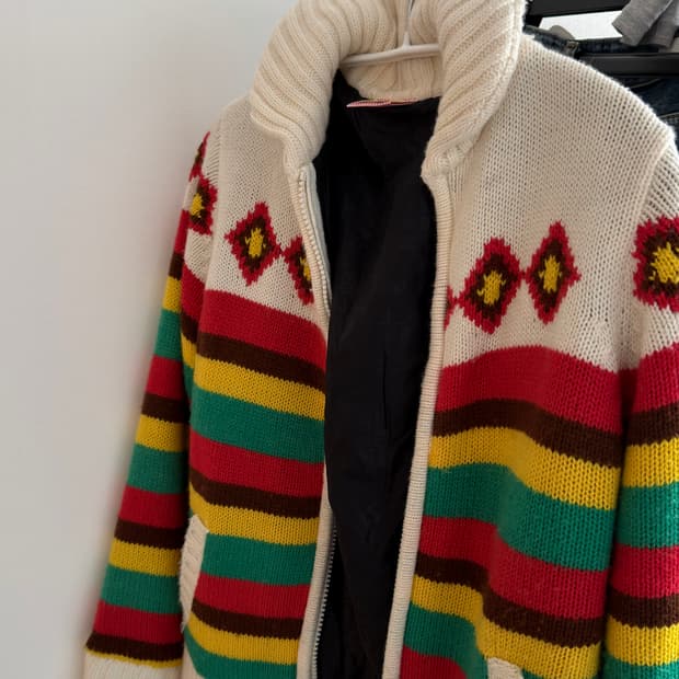 빈티지 니트자켓 (여성 os free)