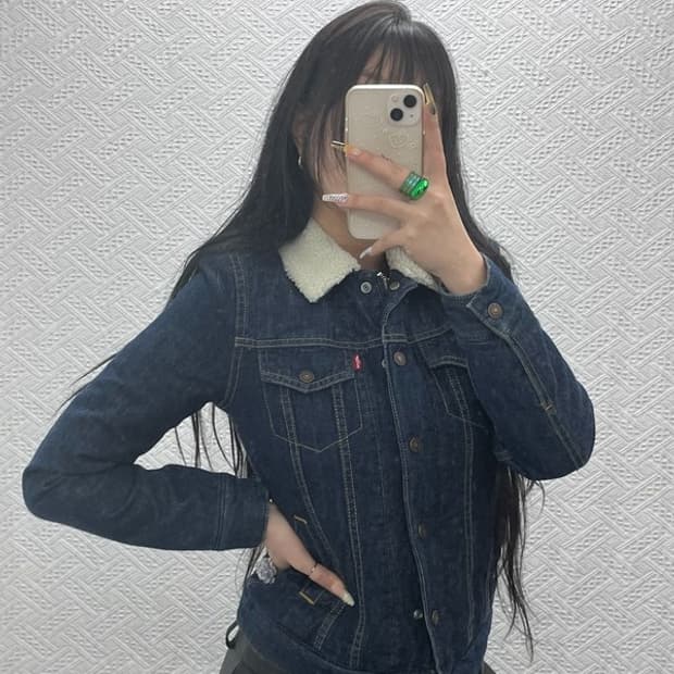 리바이스 빈티지 쉐르파 양털 데님자켓 XS C08001