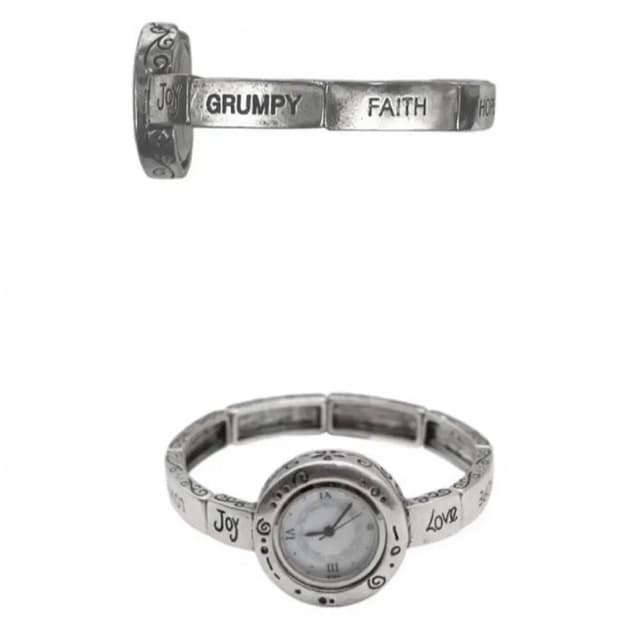 그럼피 스터프 shabby spiral letter watch