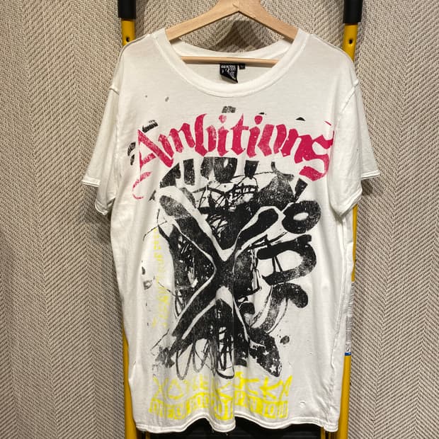 밴드티 해체주의 로우커팅 마감