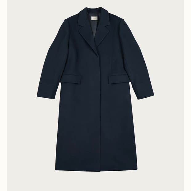 리본빛 Void Coat - Navy