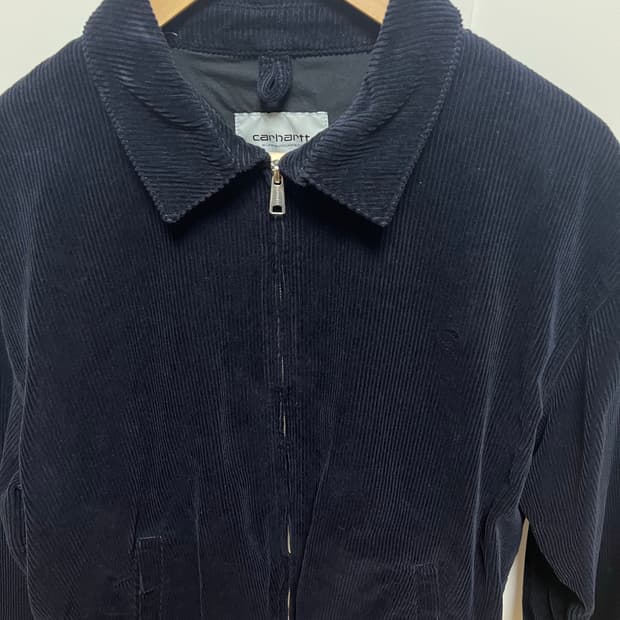 칼하트 WIP 코듀로이 메디슨 자켓 다크네이비 L사이즈