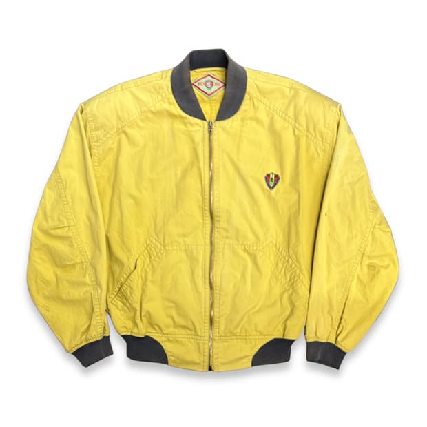 80s HUGO BOSS Faded 봄버 자켓 L