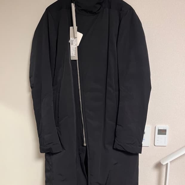 릭오웬스 15fw 구스다운 튜브웨이코트