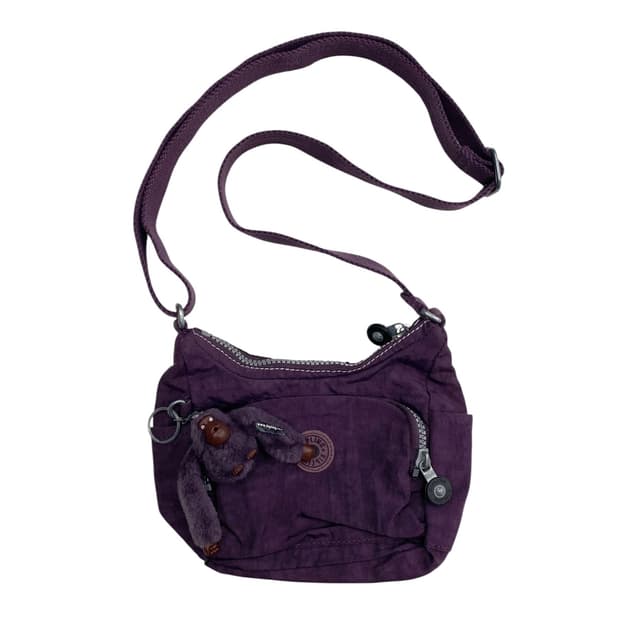 키플링 y2k 퍼플 크로스