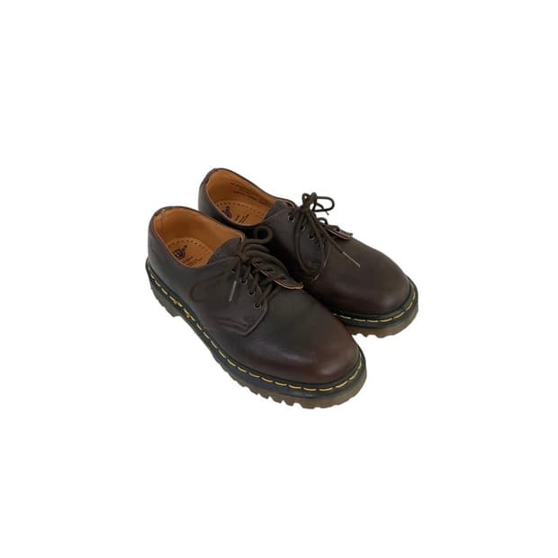 닥터마틴 브라운 가죽 더비 슈즈