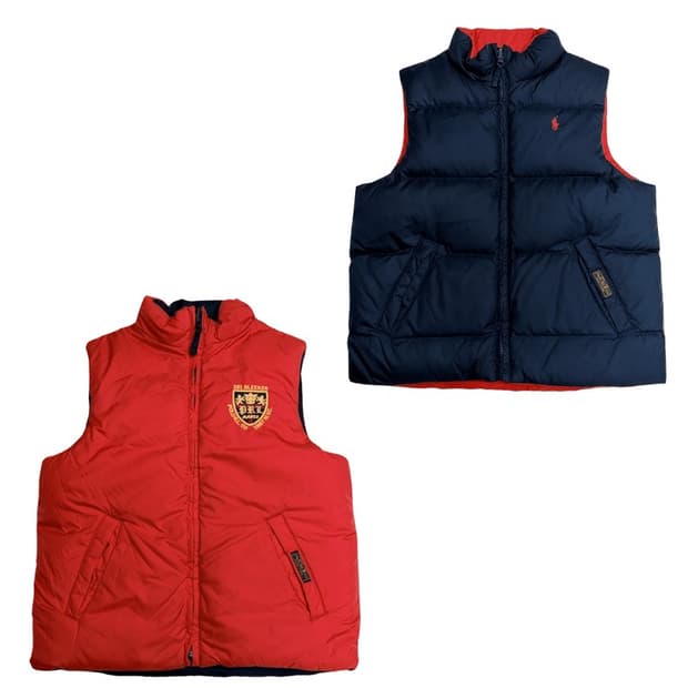POLO 키즈 리버시블 패딩 조끼 6