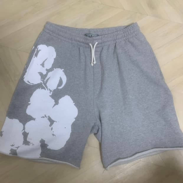 L 데님티어스 반바지 쇼츠 점보코어 그레이 