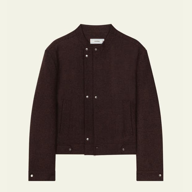 웨이비니스 울 레이서 자켓 버건디 1사이즈