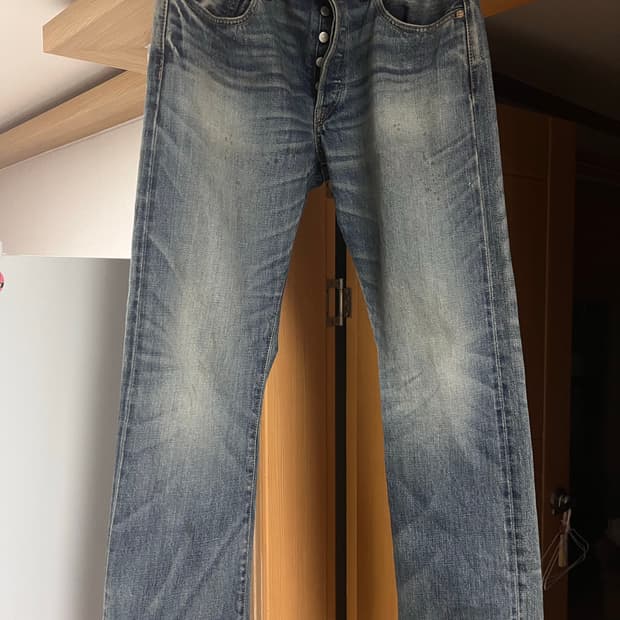Rrl 더블알엘 슬림부트 브라이어필드 셀비지 진(33/32)
