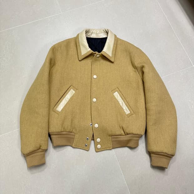 렉토 바시티 자켓 베이지 M