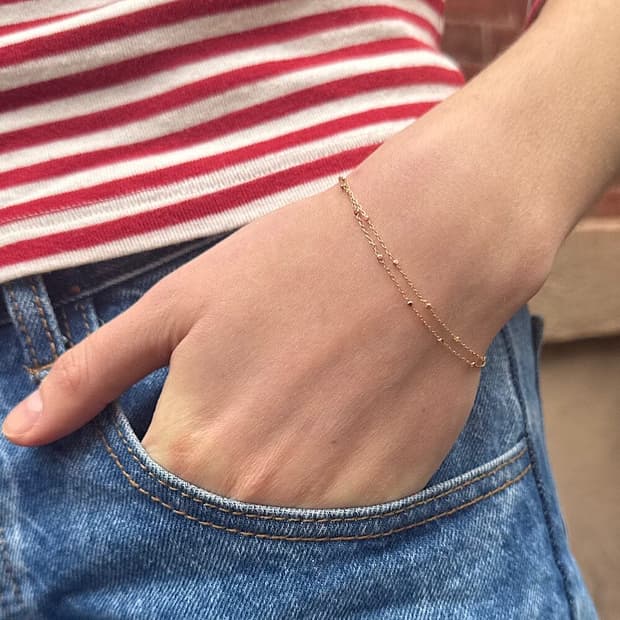 브랜디멜빌 투 레어링 팔찌