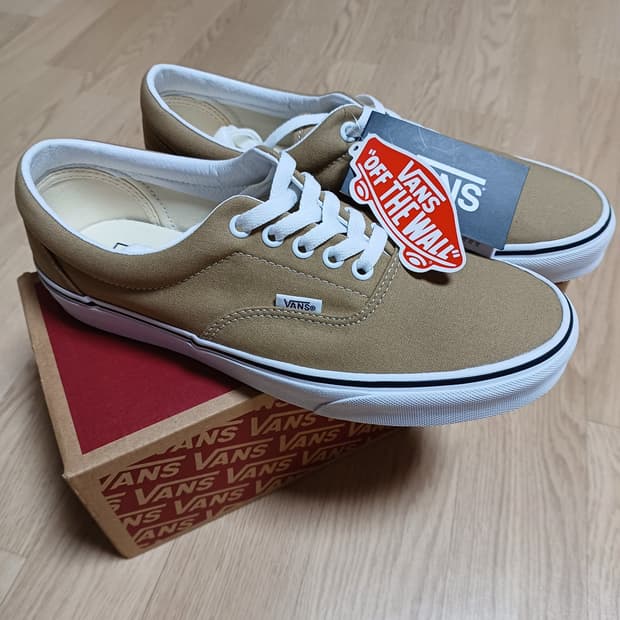 270 반스 에라 미사용 데드스탁 베이지 Vans era 스니커즈 어센틱