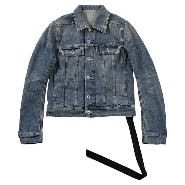 릭오웬스 데님 트러커 자켓 삽니다