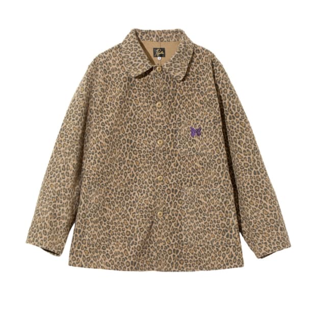 니들스 커버올 브러쉬드 사틴 레오파드