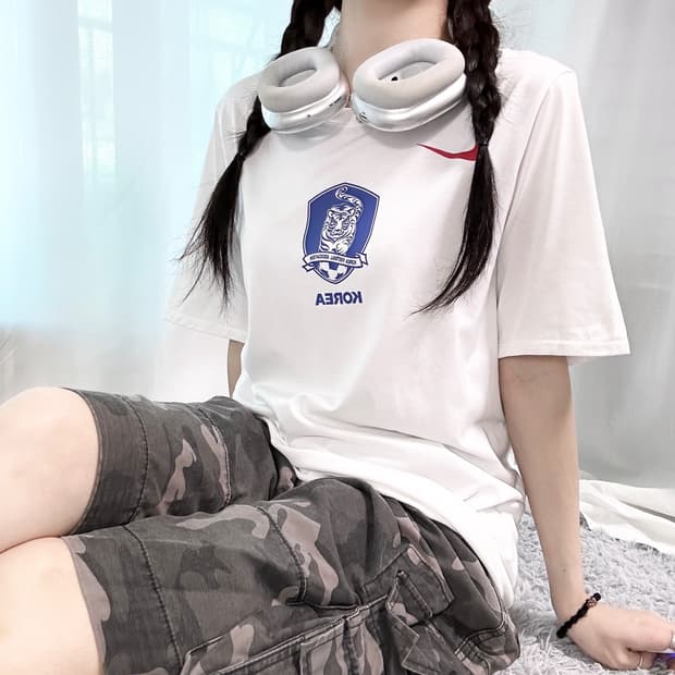 나이키 스우시 국대 반팔