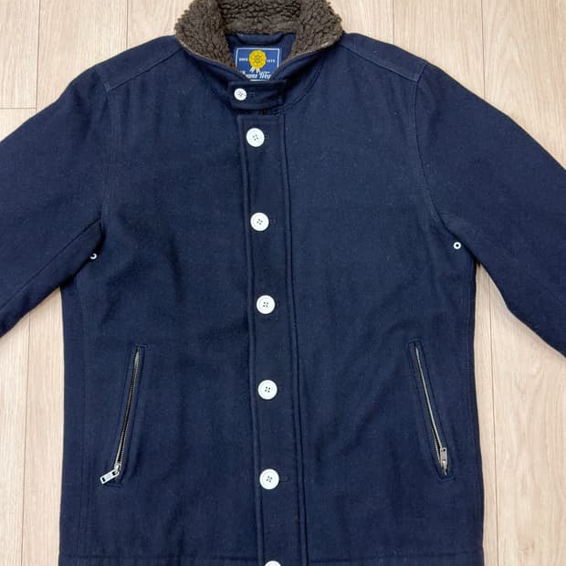 BEAMS 빔즈웨어 셰르파 자켓 M 네이비