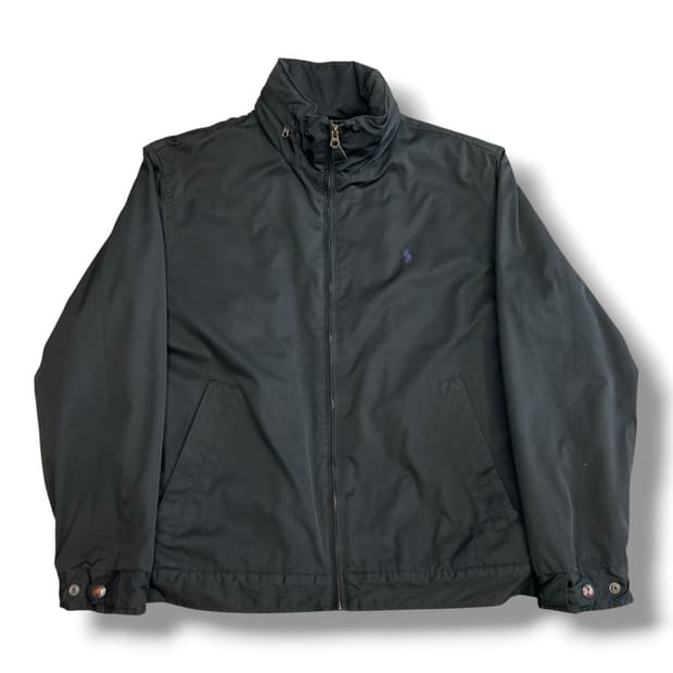 Polo Ralph Lauren 내장후드 블랙 폴리쉘 페리 자켓