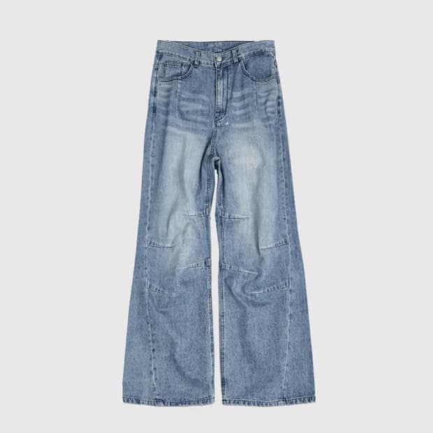 999 휴머니티 AV 플리츠 데님(넵 블루) M